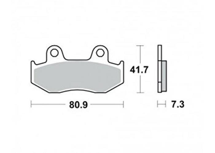 Placute frana MCB534